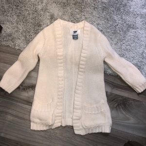 Toddler Girl Ivory / Cream Cardigan